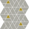 Керамогранит  / Италон / Italon / Avantgarde / Авангард/ Мозаика Сильвер Люксор 30.7х30.9 / Silver Mosaico Luxor 30.7х30.9